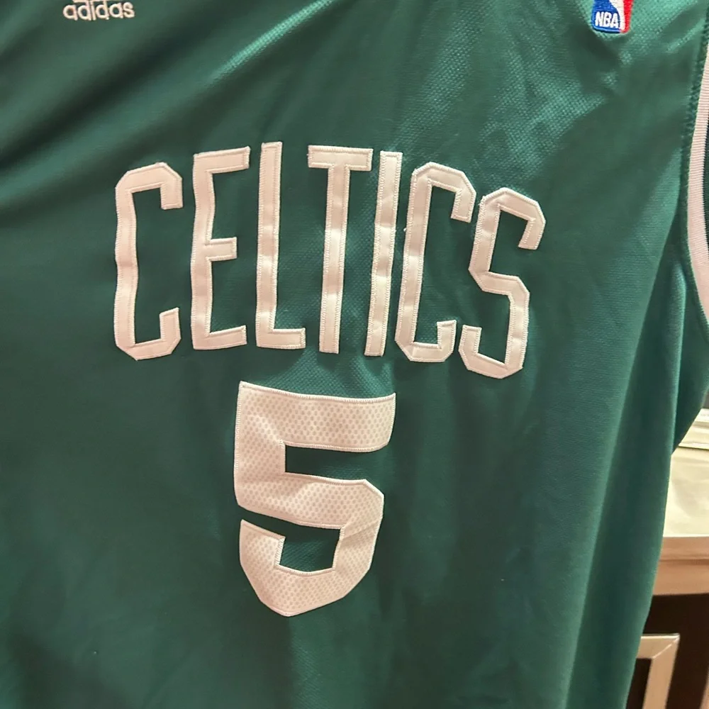 VINTAGE Kevin Garnett adidas Teal NBA Swingman Basketball Jersey - Picture 4 of 6